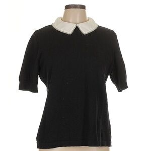 Cece Black & White Top